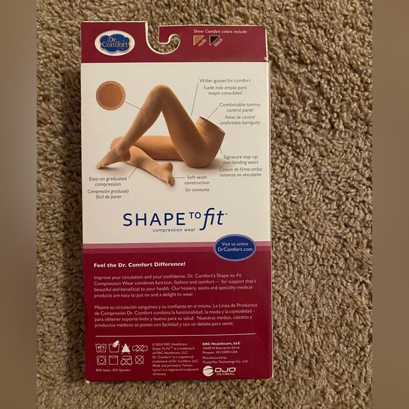 Brand new! Compression hose by Dr. Comfort, full leg compression hose - Picture 3 of 3